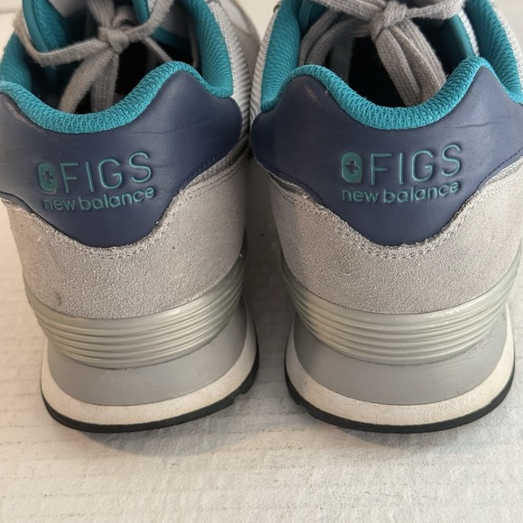 New‎ Balance Figs Mens 11 5 Shoes Gray ML574FGG Medical Scrubs Healthcare Teal main image 12